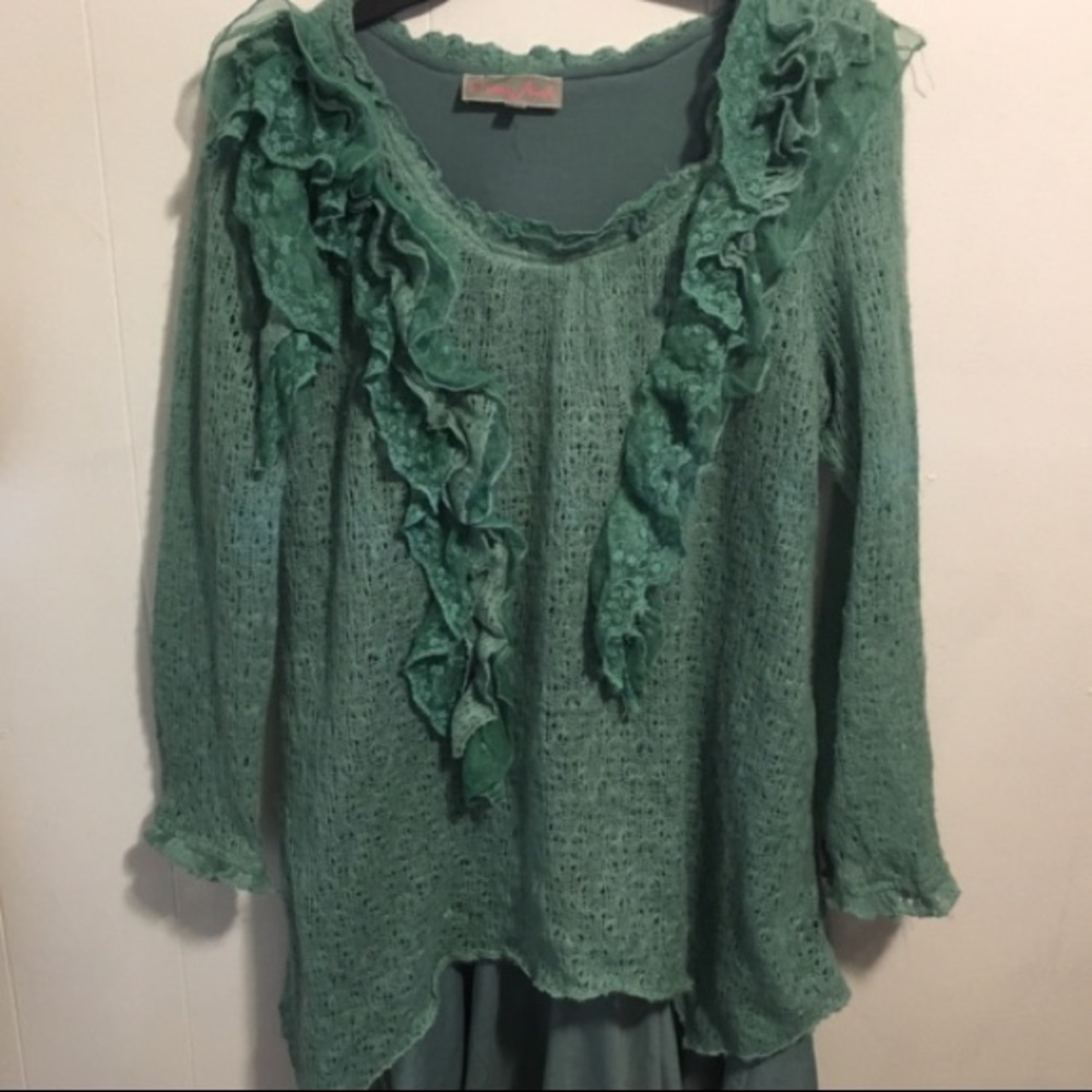 Pretty angel sweater tunic